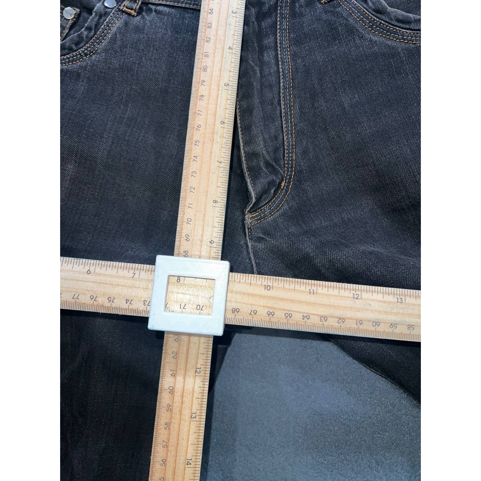 Kuhl Gray Vintage Patina Dye Jeans Y2k Straight Fit Men’s Size 32x34 A009904 — image 4 of 8